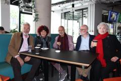 Larry Lamb, Patricia Quinn, Waris Hussein, Jean-Louis Nancy, Siân Phillips (Credit: DWAS)