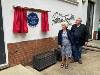 Joanna and Michael Troughton (Credit: DWAS)