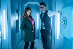 Wild Blue Yonder: The Doctor (DAVID TENNANT), Donna Noble (CATHERINE TATE) (Credit: BBC Studios (James Pardon))