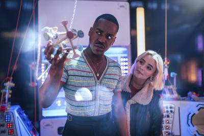 group: The Doctor (Ncuti Gatwa) and Ruby Sunday (Millie Gibson) (Credit: BBC Studios (James Pardon))