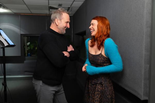 Christopher Eccleston and Billie Piper (Credit: Oliver Bowring / Big Finish)